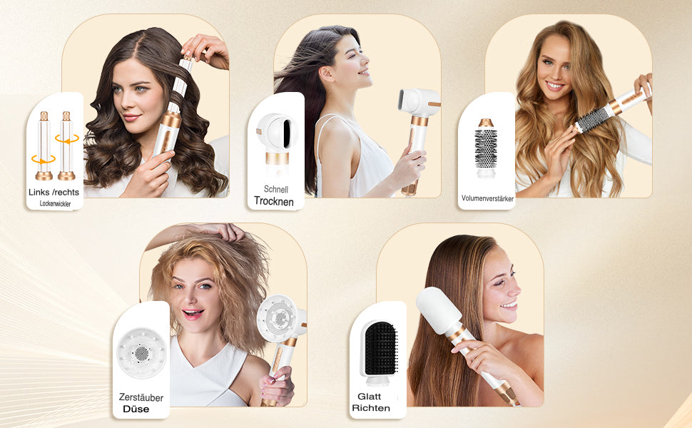 RIYAVO™ – 5-IN-1 MAGISCHER HAARSTYLER