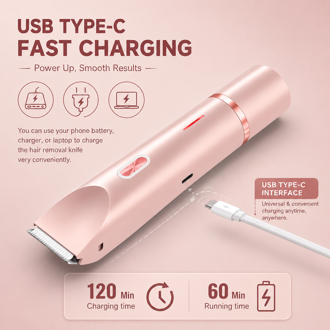 ELVRÉ™ – 2-IN-1 BODY HAIR TRIMMER