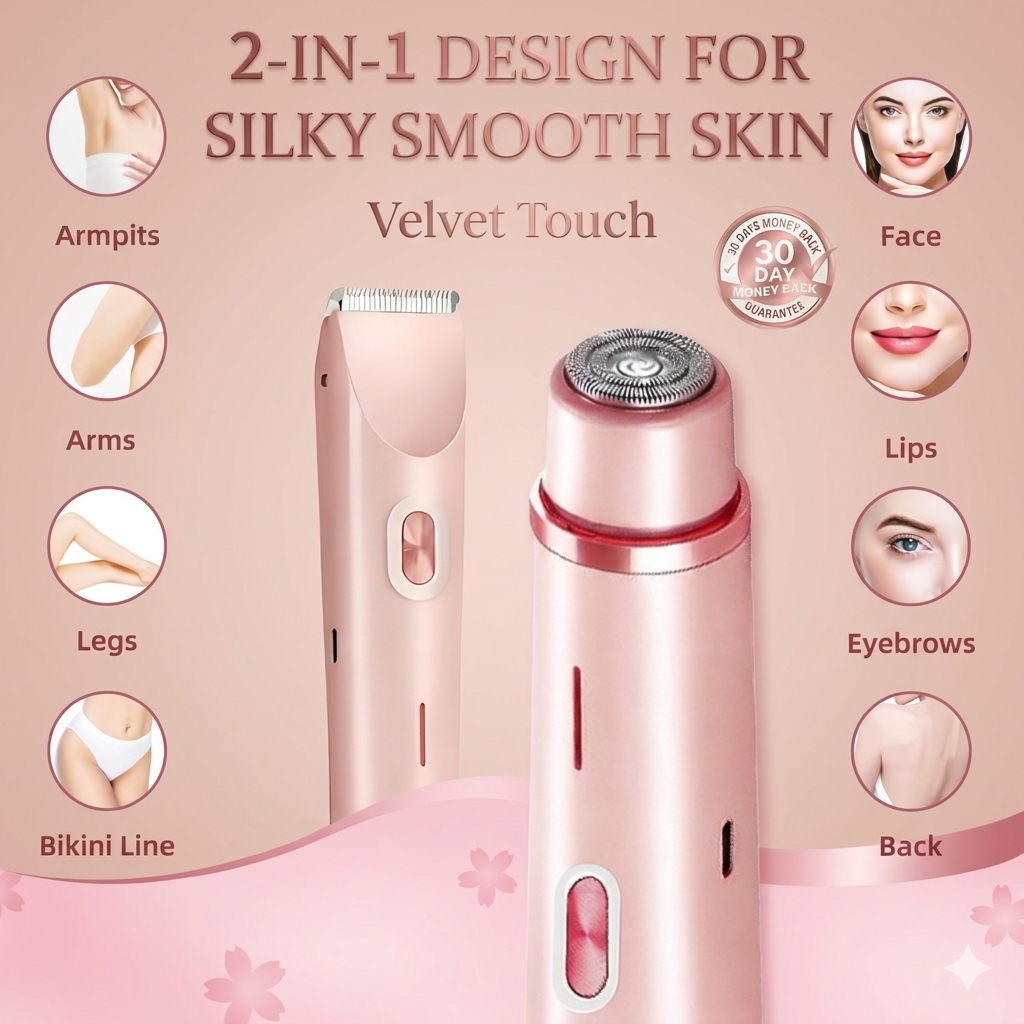 ELVRÉ™ – 2-IN-1 BODY HAIR TRIMMER