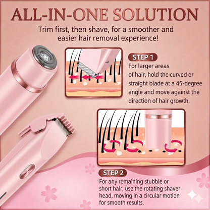 ELVRÉ™ – 2-IN-1 BODY HAIR TRIMMER