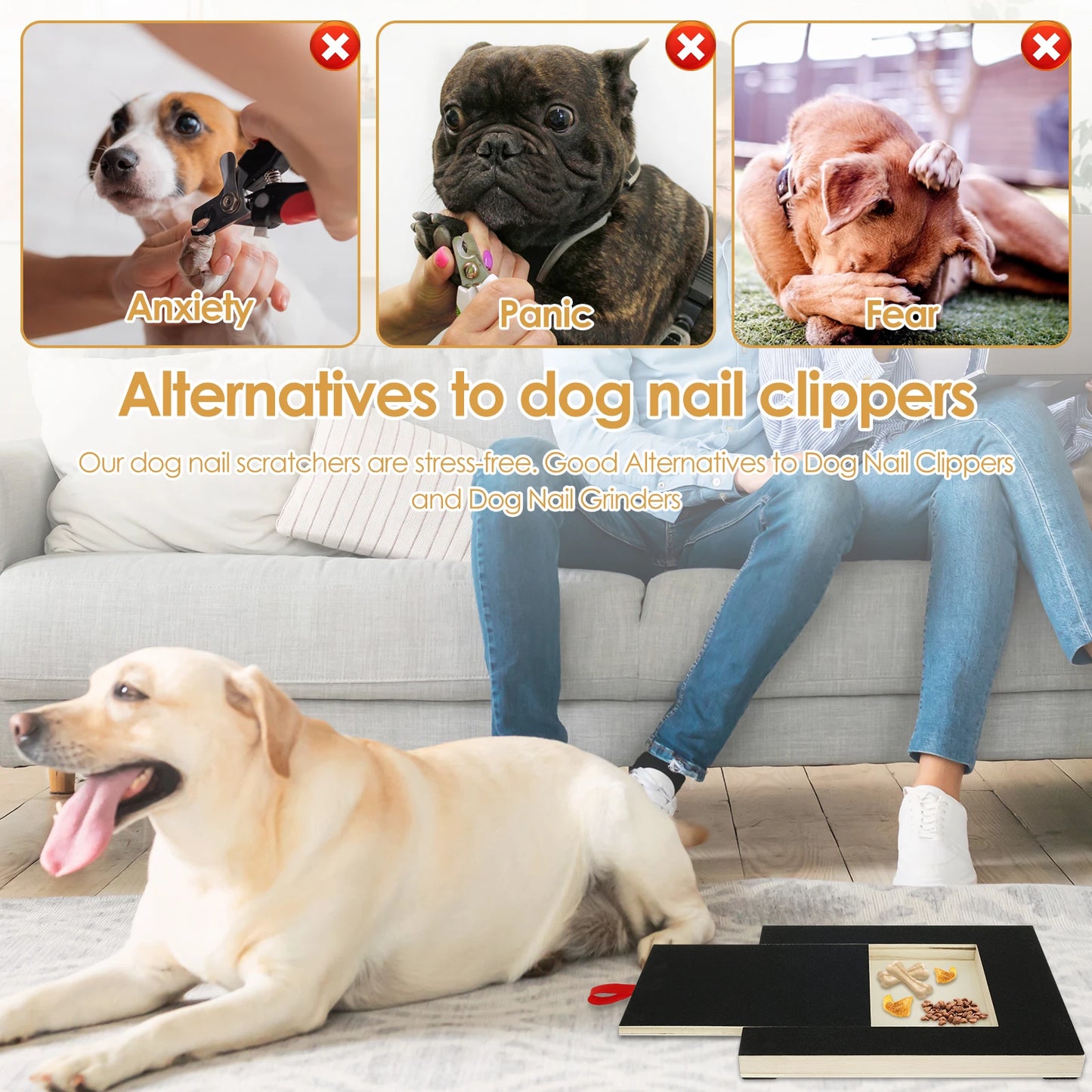 RIYAVO™ – DOG NAIL SCRATCH BOARD